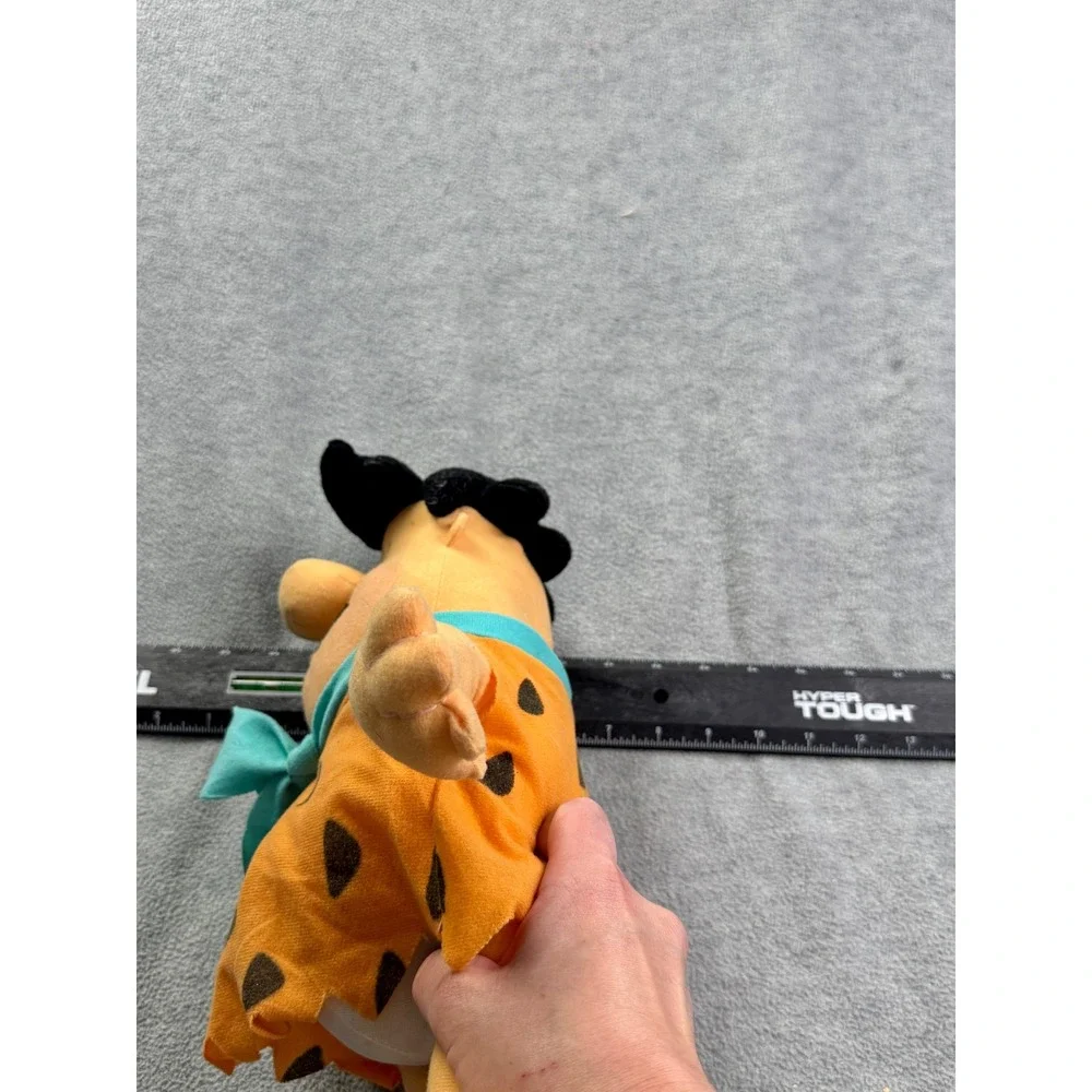 The Flintstones Fred Flintstone Plush Soft Toy Orange Tunic Tie Hanna-Barbera